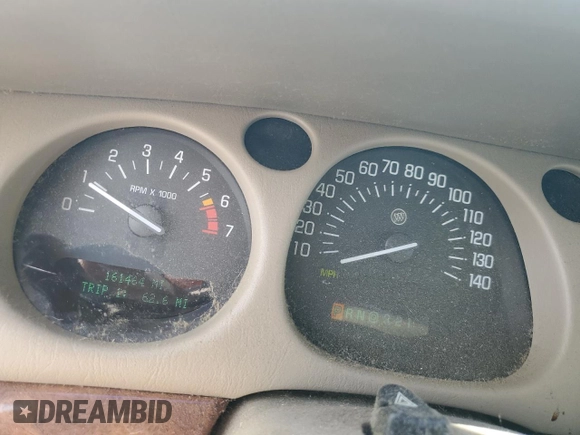 2003 Buick LeSabre Limited with VIN 1G4HR54K03U232172, listed as a Copart auction lot 62394285 with 161,464 mi miles and Clean title. Bid and sale history available at DreamBid. Image 9.