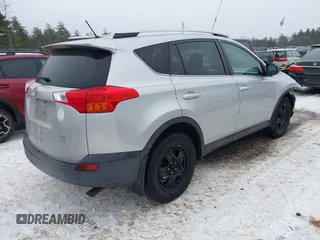 2015 Toyota RAV4 LE with VIN 2T3BFREV1FW242591, listed as a IAAI auction lot 41474610 with 107,577 mi miles. Bid and sale history available at carsss.com. Image 4.