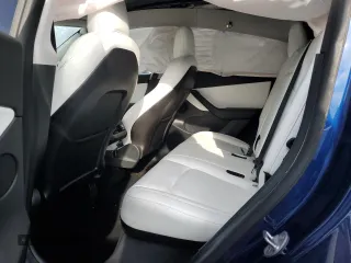 2020 Tesla Model Y Long Range with VIN 5YJYGDEE6LF024397, listed as a Copart auction lot 46519605 with 81,236 mi miles and Non Repairable. Bid and sale history available at DreamBid. Image 11.