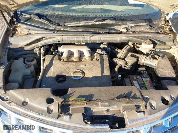 2005 Nissan Murano SL with VIN JN8AZ08W05W441073, listed as a IAAI auction lot 41344637 with 195,597 mi miles. Bid and sale history available at carsss.com. Image 10.