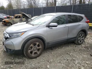 2018 Honda CR-V EX with VIN 2HKRW2H59JH635143, listed as a Copart auction lot 50819535 with 20,953 mi miles and Salvage Title. Bid and sale history available at DreamBid. Image 1.