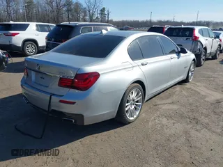 2013 BMW 7 Series 750Li xDrive with VIN WBAYF8C59DD140244, listed as a IAAI auction lot 41754655 with 97,470 mi miles. Bid and sale history available at carsss.com. Image 4.