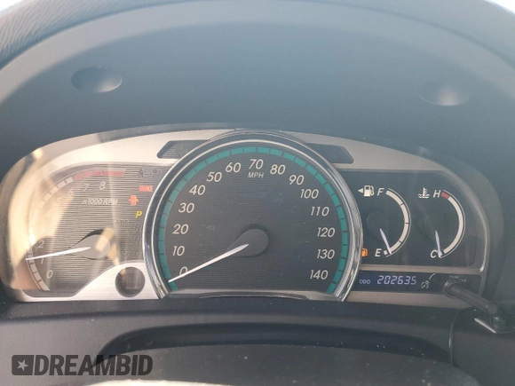 2012 Toyota Venza LE with VIN 4T3BK3BB8CU069196, listed as a Copart auction lot 57228525 with 202,635 mi miles and Salvage title. Bid and sale history available at DreamBid. Image 9.