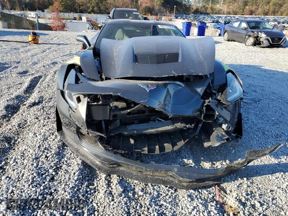 2019 Chevrolet Corvette Grand Sport 2LT with VIN 1G1YX2D79K5110951, listed as a Copart auction lot 82776964 with 0 mi miles and Salvage Title. Bid and sale history available at carsss.com. Image 5.