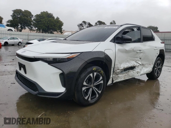 2023 Toyota bZ4X XLE with VIN JTMAAAAA2PA027753, listed as a Copart auction lot 39182674 with 921 mi miles and . Bid and sale history available at DreamBid. Image 1.