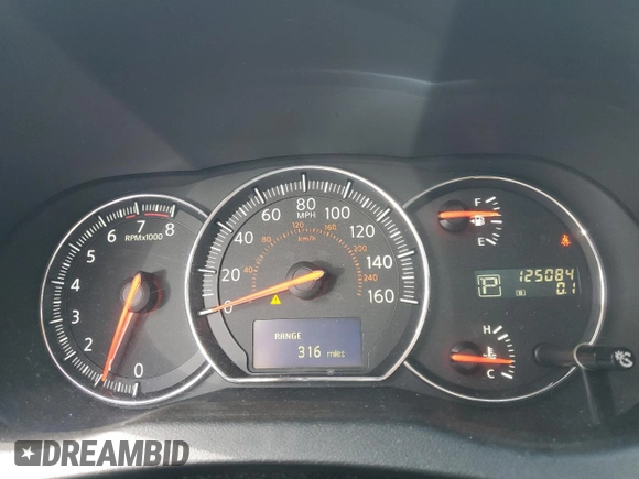2014 Nissan Maxima SV with VIN 1N4AA5AP9EC912163, listed as a Copart auction lot 49974195 with 125,084 mi miles and Salvage title. Bid and sale history available at DreamBid. Image 9.