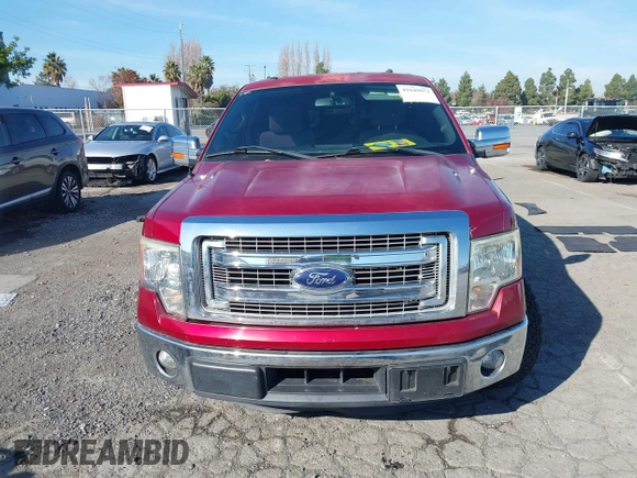 2014 Ford F-150 XL with VIN 1FTFW1CT1EKE13383, listed as a IAAI auction lot 41049071 with 1 mi miles. Bid and sale history available at carsss.com. Image 13.