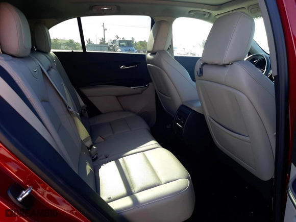 2023 Cadillac XT4 FWD Premium Luxury with VIN 1GYFZCR43PF158499, listed as a Copart auction lot 58021974 with 9,497 mi miles and Salvage Title. Bid and sale history available at carsss.com. Image 10.