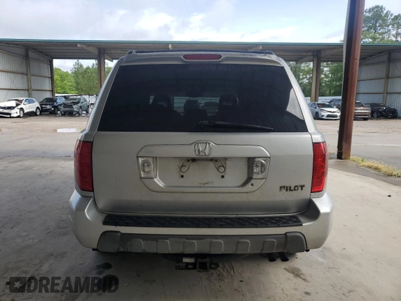 2003 Honda Pilot EX z VIN 2HKYF18593H563871, wystawiony jako Copart lot #55968445 z przebiegiem 213 637 mil mil oraz Szkoda całkowita • Salvage title. Historia ofert i sprzedaży dostępna na DreamBid. Obrazek 6.