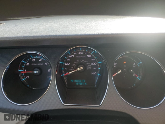 2011 Ford Taurus SE with VIN 1FAHP2DW0BG144530, listed as a Copart auction lot 49312205 with 157,881 mi miles and Salvage Title. Bid and sale history available at carsss.com. Image 9.