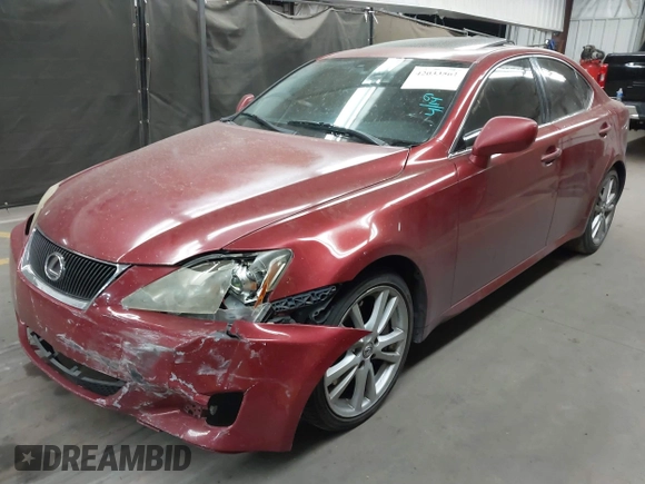 2007 Lexus IS 350 with VIN JTHBE262575016978, listed as a IAAI auction lot 42033561 with 156,474 mi miles and . Bid and sale history available at DreamBid. Image 17.