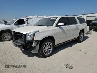 2015 GMC Yukon XL Denali with VIN 1GKS2JKJ3FR585809, listed as a Copart auction lot 48219925 with 191,102 mi miles and Salvage Title. Bid and sale history available at DreamBid. Image 1.