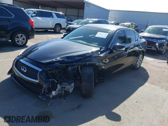 2015 Infiniti Q50 Premium with VIN JN1BV7AP2FM353536, listed as a IAAI auction lot 41815730 with Not Provided miles. Bid and sale history available at carsss.com. Image 17.