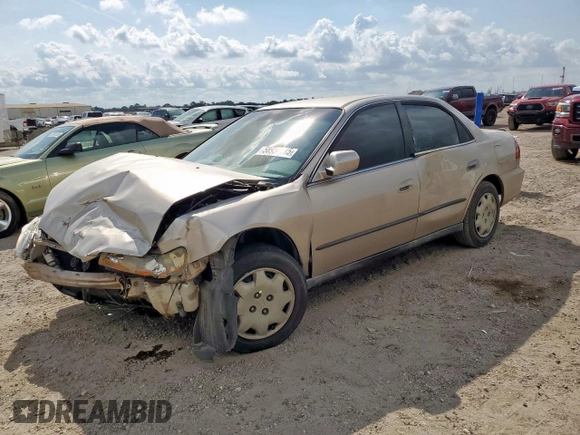 2000 Honda Accord LX z VIN 1HGCG5640YA035354, wystawiony jako Copart lot #58934115 z przebiegiem 167 536 mil mil oraz Szkoda całkowita • Salvage title. Historia ofert i sprzedaży dostępna na DreamBid. Obrazek 1.