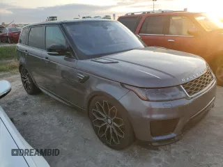 2019 Land Rover Range Rover Sport HSE with VIN SALWR2RK4KA821799, listed as a Copart auction lot 74125824 with 0 mi miles and Salvage Title. Bid and sale history available at carsss.com. Image 4.