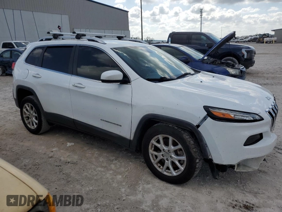 2018 Jeep Cherokee Latitude Plus with VIN 1C4PJLLX7JD523998, listed as a Copart auction lot 80515584 with 60,861 mi miles and Salvage Title. Bid and sale history available at carsss.com. Image 4.
