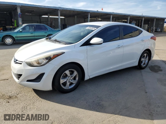 2014 Hyundai Elantra SE with VIN 5NPDH4AEXEH463978, listed as a Copart auction lot 46043825 with 155,526 mi miles and Clean Title. Bid and sale history available at DreamBid. Image 1.