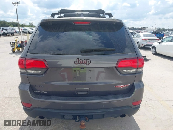 2018 Jeep Grand Cherokee Trailhawk with VIN 1C4RJFLG8JC427345, listed as a IAAI auction lot 41557222 with 49,469 mi miles and . Bid and sale history available at DreamBid. Image 16.