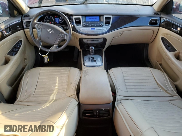 2011 Hyundai Genesis with VIN KMHGC4DE2BU118559, listed as a Copart auction lot 42318225 with 120,310 mi miles and Salvage Title. Bid and sale history available at carsss.com. Image 8.