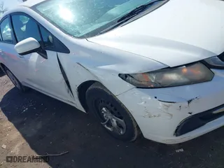 2014 Honda Civic Sedan LX with VIN 19XFB2F55EE007382, listed as a IAAI auction lot 41972787 with 215,716 mi miles. Bid and sale history available at carsss.com. Image 6.