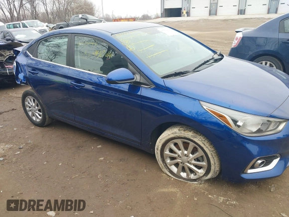 2021 Hyundai Accent SE with VIN 3KPC24A64ME150191, listed as a IAAI auction lot 41563616 with 76,702 mi miles. Bid and sale history available at carsss.com. Image 13.