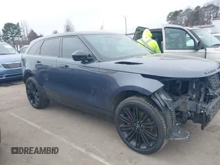 2025 Land Rover Range Rover Velar Dynamic SE with VIN SALYL2EX9SA398049, listed as a IAAI auction lot 41375784 with 7,985 mi miles and . Bid and sale history available at DreamBid. Image 1.