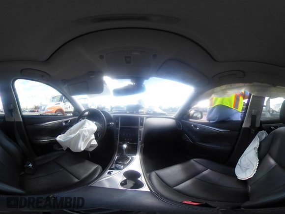 2017 Infiniti Q50 3.0t Premium with VIN JN1EV7AR7HM832617, listed as a IAAI auction lot 42043540 with 94,807 mi miles. Bid and sale history available at carsss.com. Image 18.