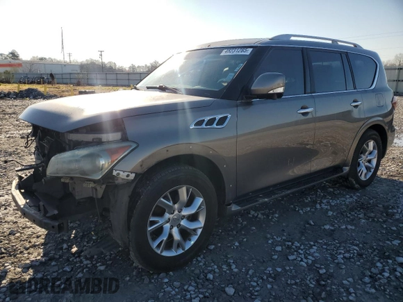2013 Infiniti QX56 with VIN JN8AZ2NF4D9551007, listed as a Copart auction lot 48231285 with 239,531 mi miles and Salvage title. Bid and sale history available at DreamBid. Image 1.
