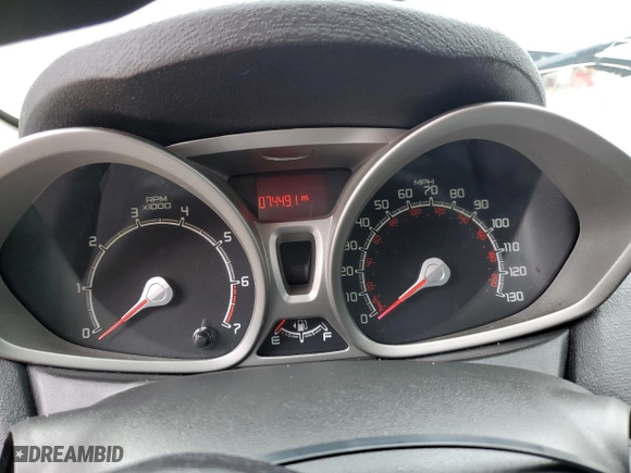 2013 Ford Fiesta SE with VIN 3FADP4BJ4DM203802, listed as a Copart auction lot 51148725 with 74,491 mi miles and Salvage Title. Bid and sale history available at carsss.com. Image 9.