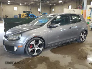 2011 Volkswagen GTI w/Sunroof with VIN WVWEV7AJXBW028556, listed as a Copart auction lot 62428855 with 110,037 mi miles and Clean title. Bid and sale history available at DreamBid. Image 1.