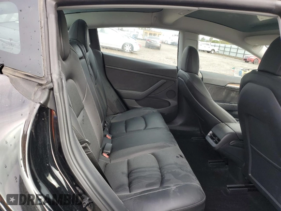 2022 Tesla Model 3 Long Range with VIN 5YJ3E1EB2NF313672, listed as a Copart auction lot 48896025 with 19,936 mi miles and Salvage Title. Bid and sale history available at DreamBid. Image 10.