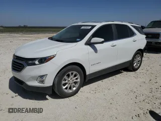 2021 Chevrolet Equinox LT with VIN 3GNAXKEV4MS154734, listed as a Copart auction lot 49855635 with 43,728 mi miles and Salvage Title. Bid and sale history available at carsss.com. Image 1.