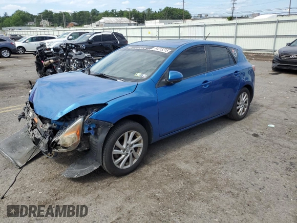 2012 Mazda 3 i Touring with VIN JM1BL1L88C1679005, listed as a Copart auction lot 64215215 with 133,091 mi miles and Salvage title. Bid and sale history available at DreamBid. Image 1.