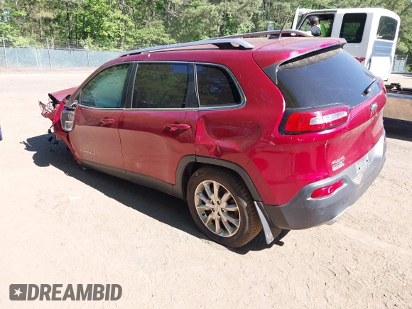 2014 Jeep Cherokee Limited with VIN 1C4PJMDS9EW278043, listed as a IAAI auction lot 42167809 with 67,759 mi miles and . Bid and sale history available at DreamBid. Image 3.