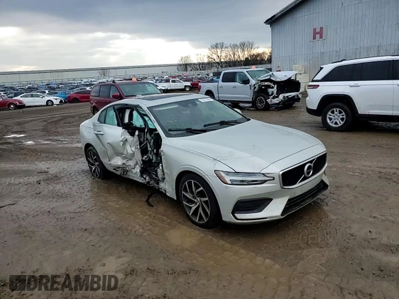 2019 Volvo S60 Momentum with VIN 7JRA22TK8KG004025, listed as a Copart auction lot 83579094 with 79,385 mi miles and Salvage Title. Bid and sale history available at carsss.com. Image 10.