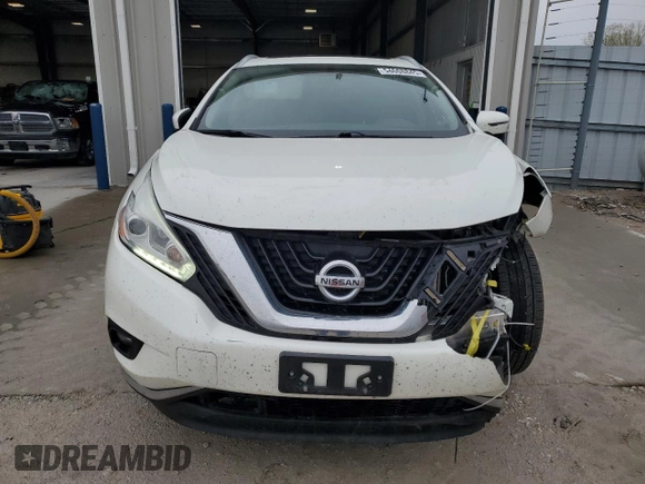 2017 Nissan Murano SL z VIN 5N1AZ2MHXHN199624, wystawiony jako Copart lot #54608845 z przebiegiem 91 893 mil mil oraz Szkoda całkowita • Salvage title. Historia ofert i sprzedaży dostępna na DreamBid. Obrazek 5.