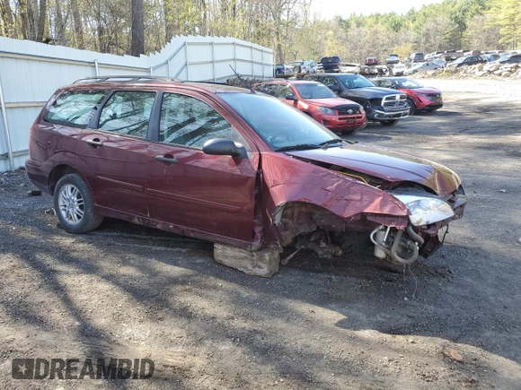 2007 Ford Focus SE with VIN 1FAFP36N87W183509, listed as a Copart auction lot 54649255 with 156,260 mi miles and Salvage title. Bid and sale history available at DreamBid. Image 4.