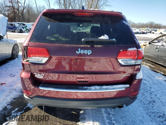 2018 Jeep Grand Cherokee Sterling Edition with VIN 1C4RJFBG3JC315022, listed as a Copart auction lot 88495965 with 88,289 mi miles and Non Repairable. Bid and sale history available at carsss.com. Image 6.