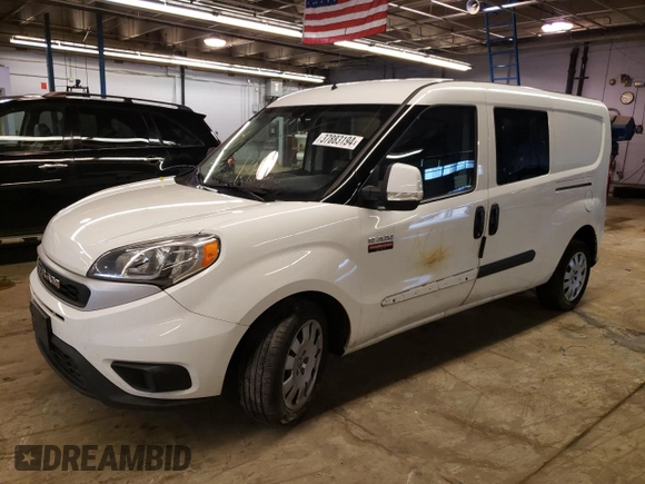 2019 Ram ProMaster City Cargo Tradesman SLT with VIN ZFBHRFBB9K6M25827, listed as a Copart auction lot 37883194 with 137,116 mi miles and . Bid and sale history available at DreamBid. Image 1.