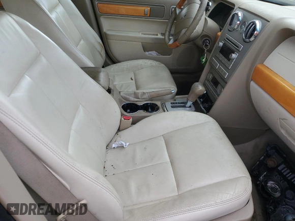 2007 Lincoln MKZ with VIN 3LNHM28T47R670786, listed as a Copart auction lot 80085894 with 130,332 mi miles and Salvage Title. Bid and sale history available at carsss.com. Image 7.
