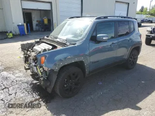 2017 Jeep Renegade Latitude z VIN ZACCJBBB0HPF32083, wystawiony jako Copart lot #56406325 z przebiegiem 144 619 mil mil oraz Szkoda całkowita • Salvage title. Historia ofert i sprzedaży dostępna na DreamBid. Obrazek 1.