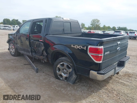 2011 Ford F-150 XLT with VIN 1FTFW1ET3BFC15177, listed as a IAAI auction lot 40412307 with 156,183 mi miles. Bid and sale history available at carsss.com. Image 3.