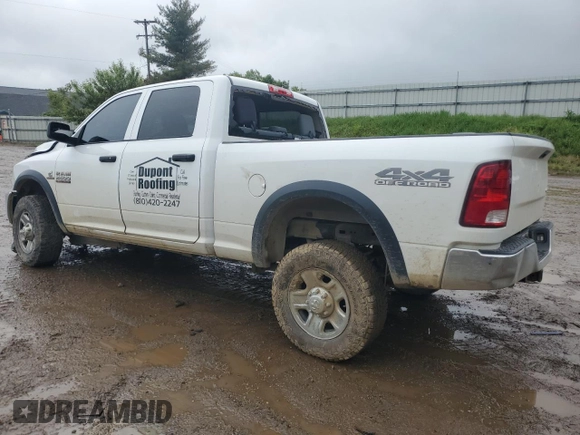 2018 Ram 2500 Tradesman z VIN 3C6UR5CL4JG368230, wystawiony jako Copart lot #56683775 z przebiegiem 185 542 mil mil oraz Czysty tytuł • Clean title. Historia ofert i sprzedaży dostępna na DreamBid. Obrazek 2.