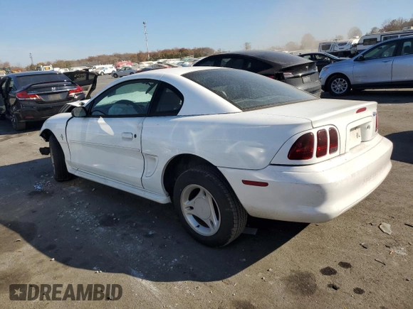 1997 Ford Mustang with VIN 1FALP4041VF194986, listed as a Copart auction lot 78841404 with 118,936 mi miles and Salvage Title. Bid and sale history available at carsss.com. Image 2.