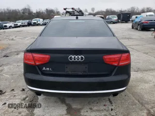 2013 Audi A8 L 3.0L with VIN WAURGAFD2DN001126, listed as a Copart auction lot 87213164 with 116,694 mi miles and Salvage Title. Bid and sale history available at carsss.com. Image 6.