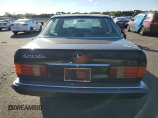 1989 Mercedes-Benz 420 with VIN WDBCA35EXKA440707, listed as a Copart auction lot 75636164 with 170,236 mi miles and Clean Title. Bid and sale history available at carsss.com. Image 6.