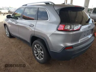 2019 Jeep Cherokee Latitude Plus with VIN 1C4PJLLB9KD109711, listed as a IAAI auction lot 41917339 with 115,320 mi miles. Bid and sale history available at carsss.com. Image 3.