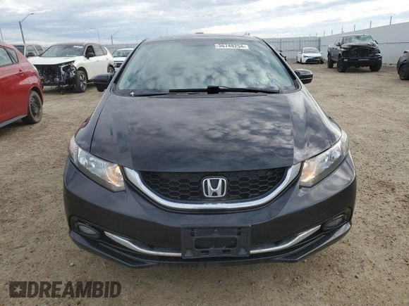 2015 Honda Civic Sedan SE with VIN 2HGFB2F74FH004403, listed as a Copart auction lot 46872685 with 210,960 mi miles and Salvage Title. Bid and sale history available at carsss.com. Image 5.
