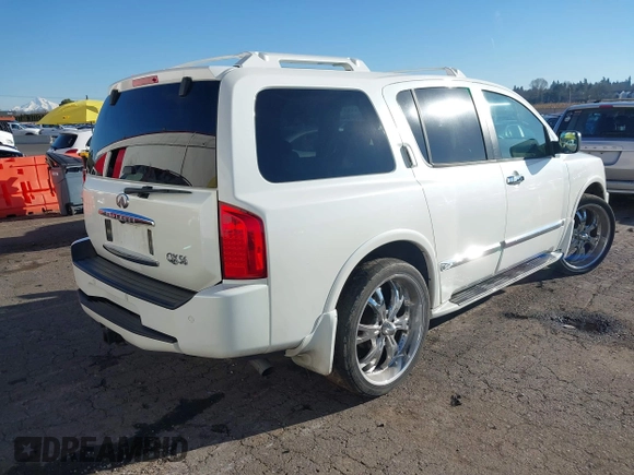 2004 Infiniti QX56 with VIN 5N3AA08CX4N812210, listed as a IAAI auction lot 41402934 with 175,995 mi miles. Bid and sale history available at carsss.com. Image 4.