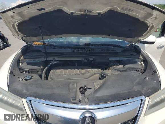 2014 Acura MDX z VIN 5FRYD4H23EB004801, wystawiony jako Copart lot #56043765 z przebiegiem Nie podano mil oraz Szkoda całkowita • Salvage title. Historia ofert i sprzedaży dostępna na DreamBid. Obrazek 12.